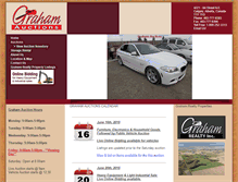 Tablet Screenshot of grahamauctions.com